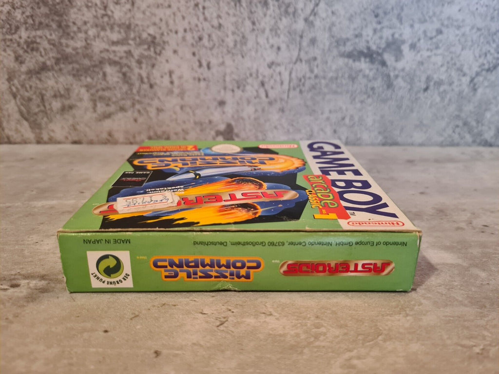 Game Boy Arcade Classic 1 Asteroids Missile Command mit OVP und Anleitung NOE - T-Retro-Games 