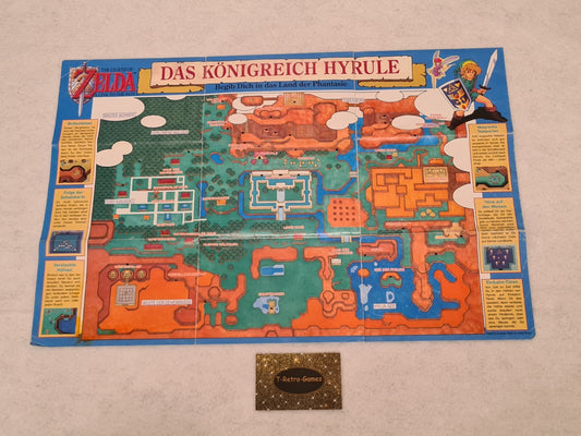 SNES The Legend of Zelda A Link To The Past Das Königreich Hyrule Karte Map
