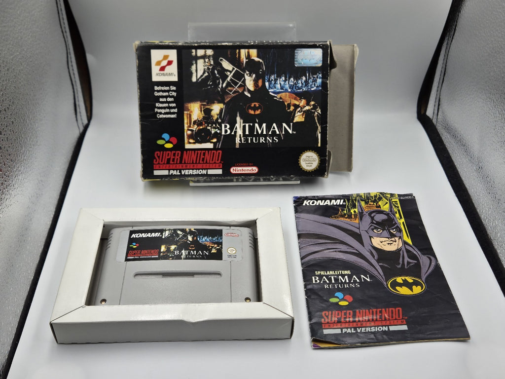 SNES Super Nintendo Spiel Batman Returns mit OVP und Anleitung Deutsch