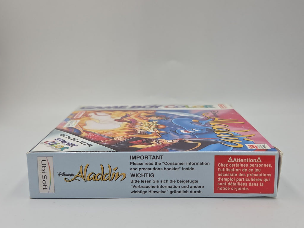 Nintendo Game Boy Color Spiel Disney's Aladdin mit OVP und Anleitung EUR