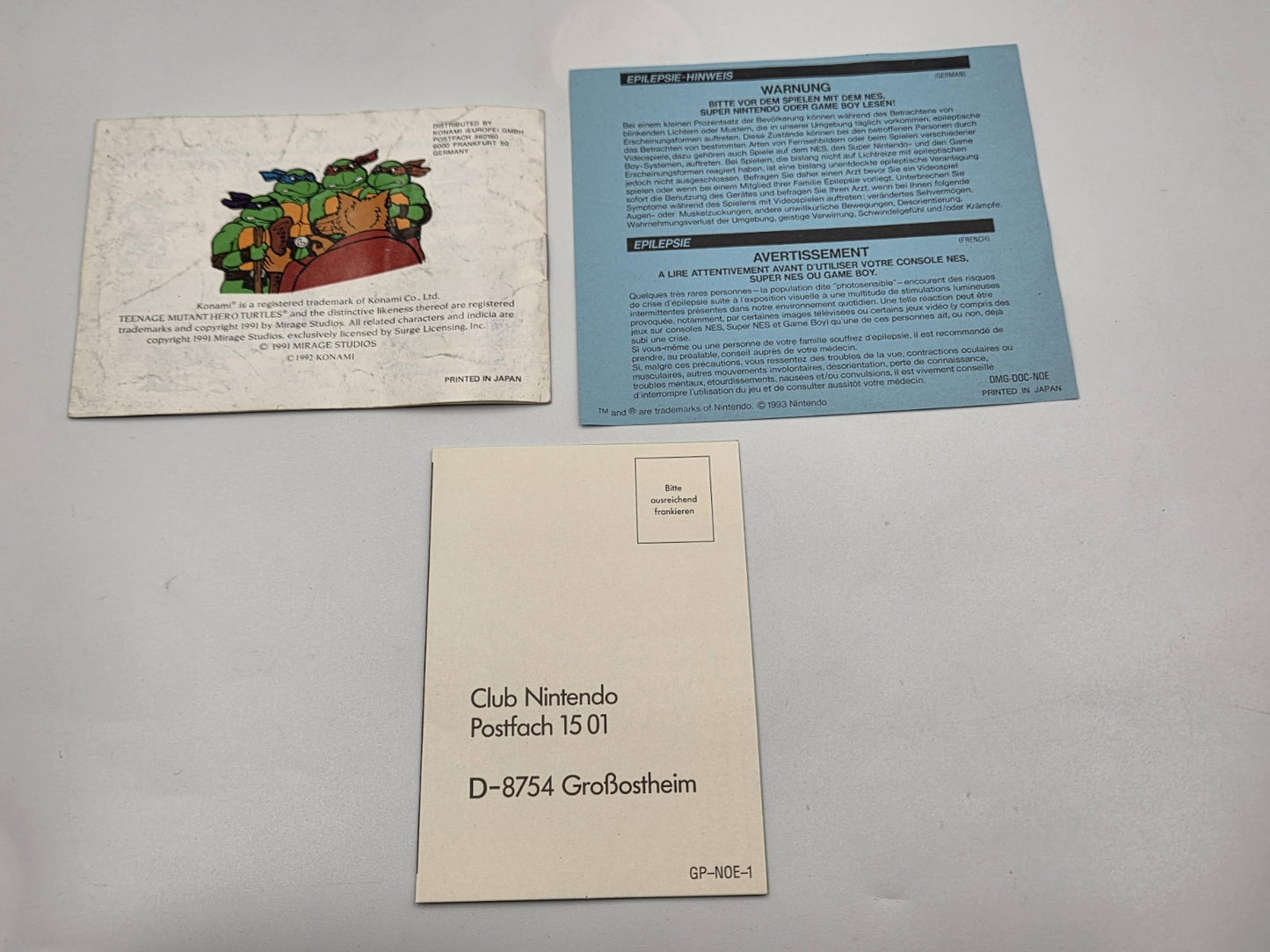 Game Boy Classic Turtles II 2 Back from The Sewers mit OVP und Anleitung NOE