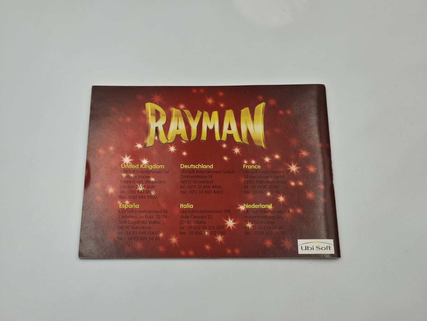 Nintendo Game Boy Color Spiel Rayman mit OVP und Anleitung EUR