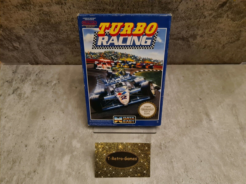 Nintendo NES Turbo Racing mit OVP und Anleitung FAH - T-Retro-Games 