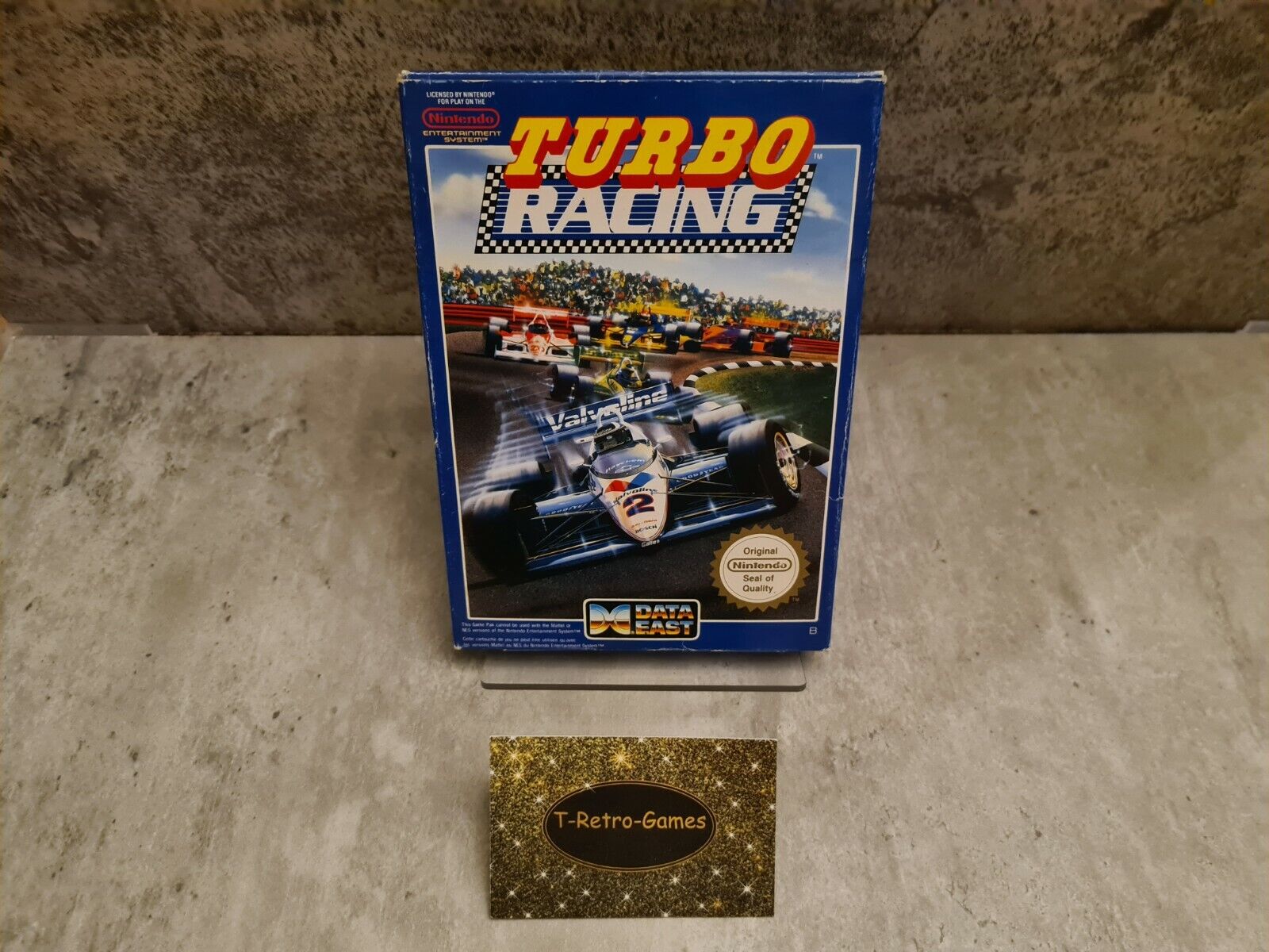 Nintendo NES Turbo Racing mit OVP und Anleitung FAH - T-Retro-Games 