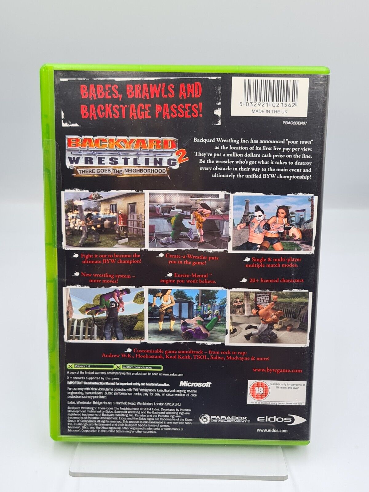 XBOX Backyard Wrestling 2 Sealed Neu New - T-Retro-Games 