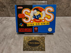 SNES Super Nintendo S.O.S. Sink or Swim mit OVP und Anleitung EUR - T-Retro-Games 