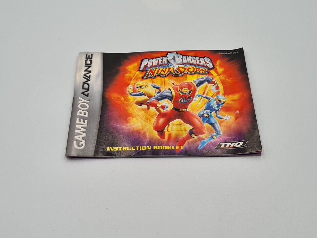 Nintendo Game Boy Advance Power Rangers Ninja Storm mit OVP und Anleitung USA - T-Retro-Games 
