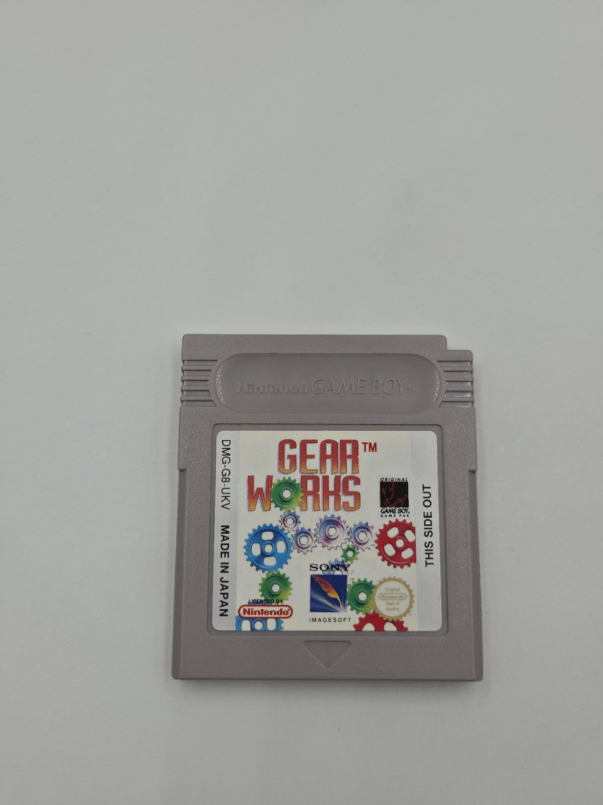 Nintendo Game Boy Classic Spiel Gear Works mit OVP und Anleitung UKV