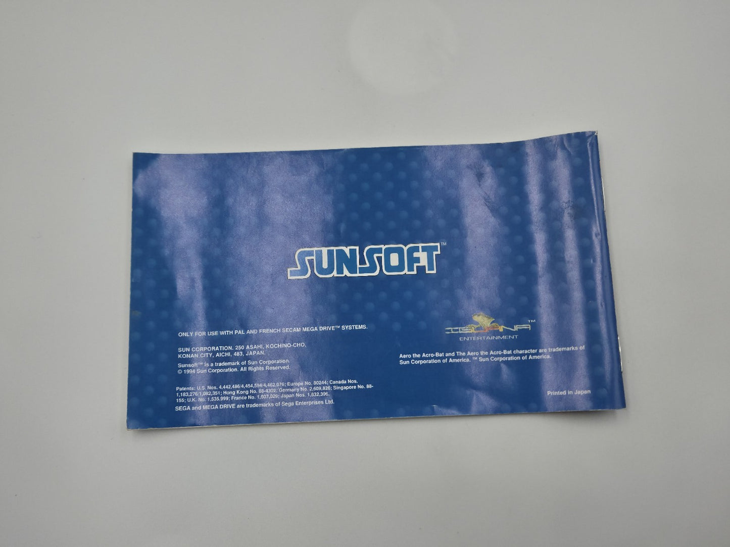 Sega Mega Drive Spiel Aero The Acro-Bat 2 mit OVP und Anleitung Multi Language 