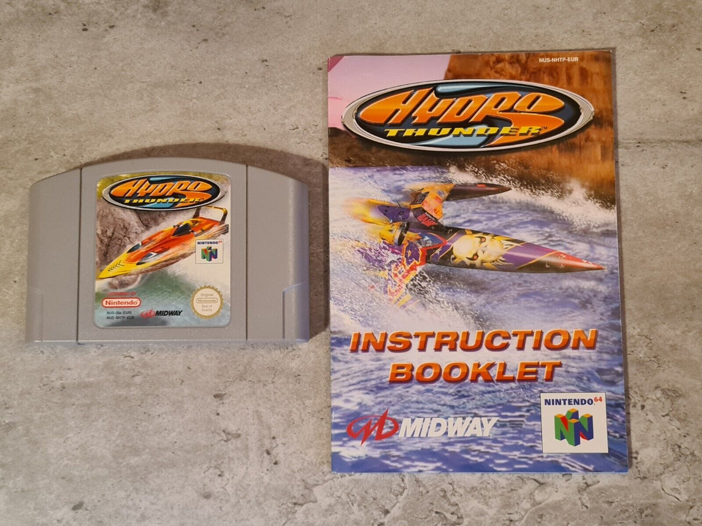 N64 Nintendo 64 Hydro Thunder mit OVP und Anleitung EUR - T-Retro-Games 
