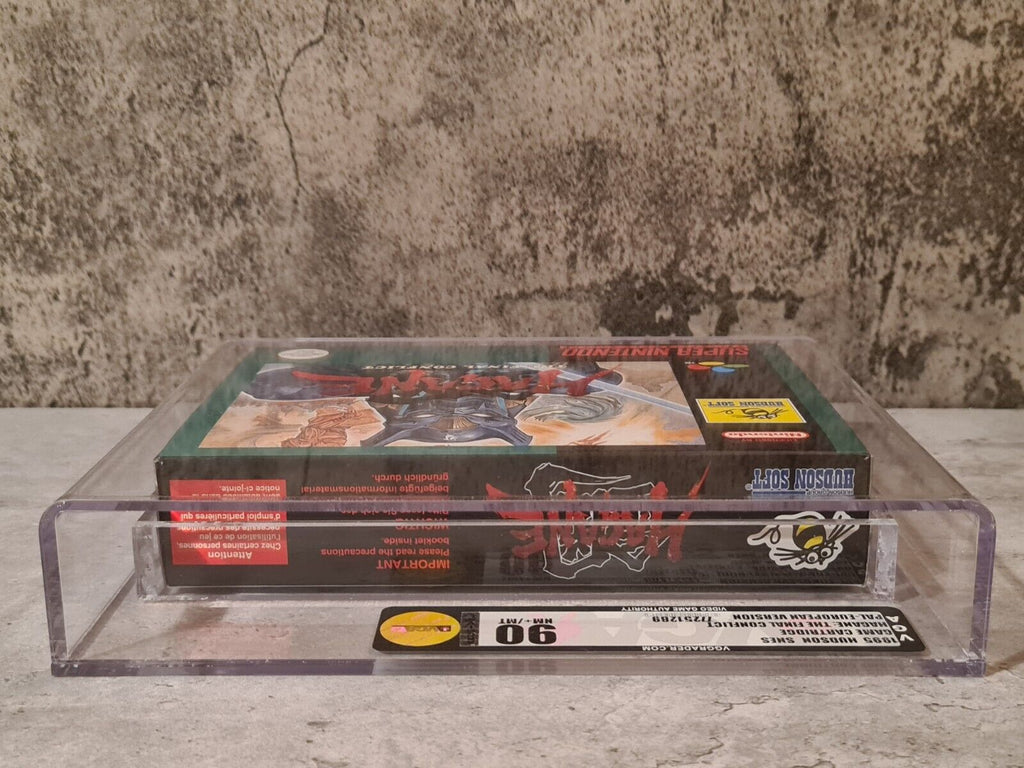 SNES Super Nintendo Hagane The Final Conflict VGA Gold 90 - T-Retro-Games 