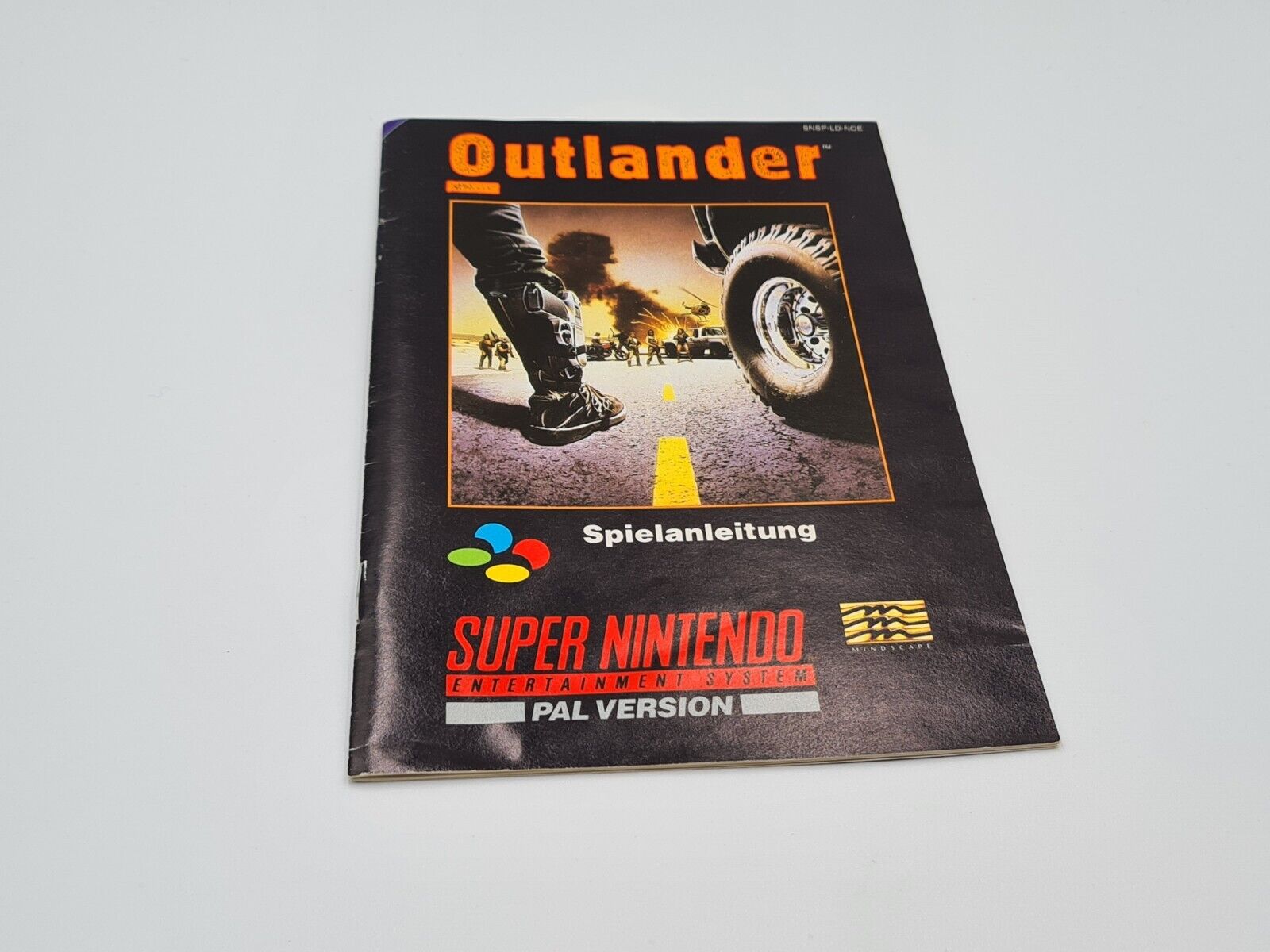 SNES Super Nintendo Outlander mit OVP und Anleitung NOE - T-Retro-Games 