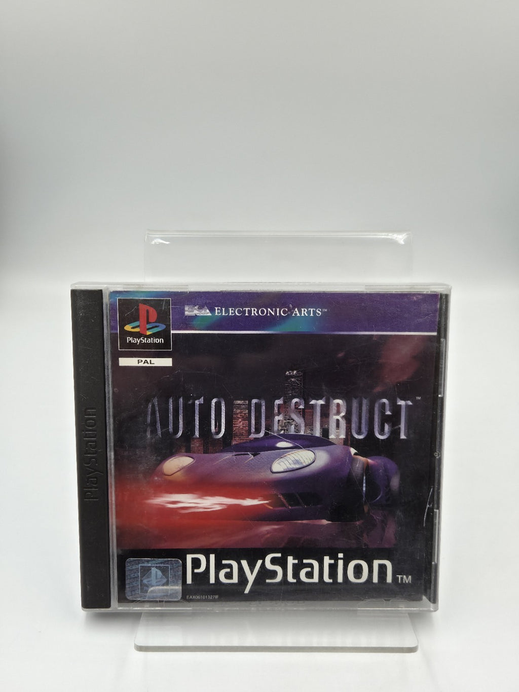 PS1 Playstation 1 Spiel Auto Destruct mit OVP und Anleitung Multilingual