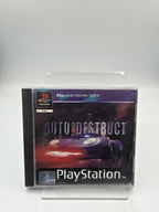 PS1 Playstation 1 Spiel Auto Destruct mit OVP und Anleitung Multilingual