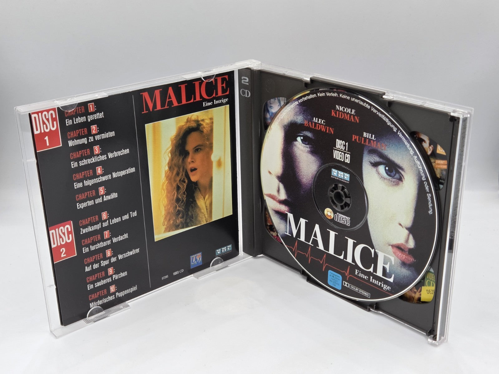 Philips CD-i Video CD Malice 2 Discs Deutsch