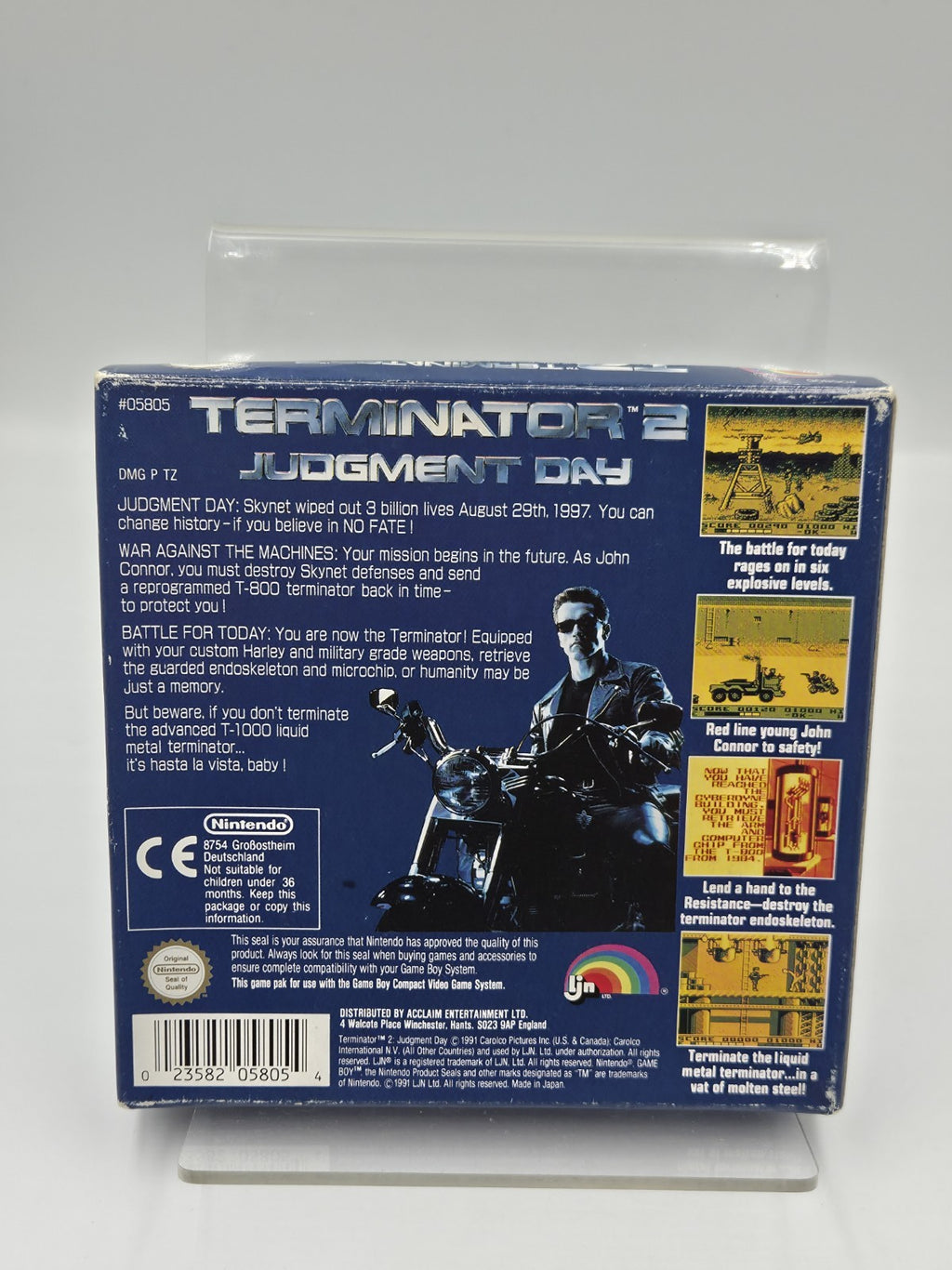 Nintendo Game Boy T2 Terminator 2 Judgment Day mit OVP und Anleitung UKV