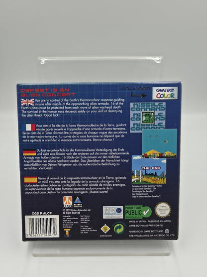 Nintendo Game Boy Color Missile Command mit OVP und Anleitung EUR