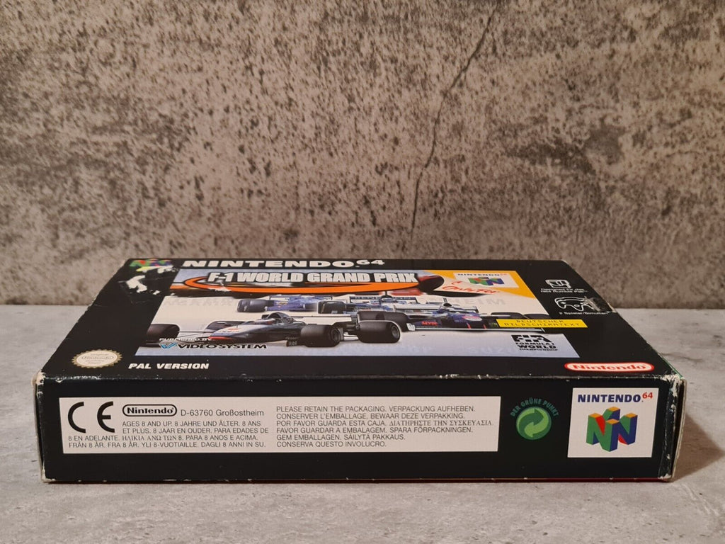 N64 Nintendo 64 F-1 World Grand Prix mit OVP und Anleitung NOE - T-Retro-Games 
