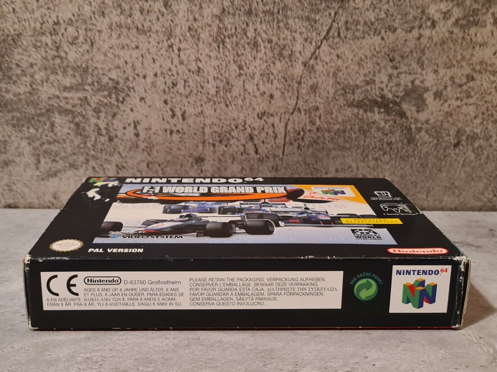 N64 Nintendo 64 F-1 World Grand Prix mit OVP und Anleitung NOE - T-Retro-Games 