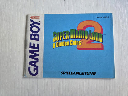 Game Boy Classic Super Mario Land 2 6 Golden Coins Spielanleitung FRG