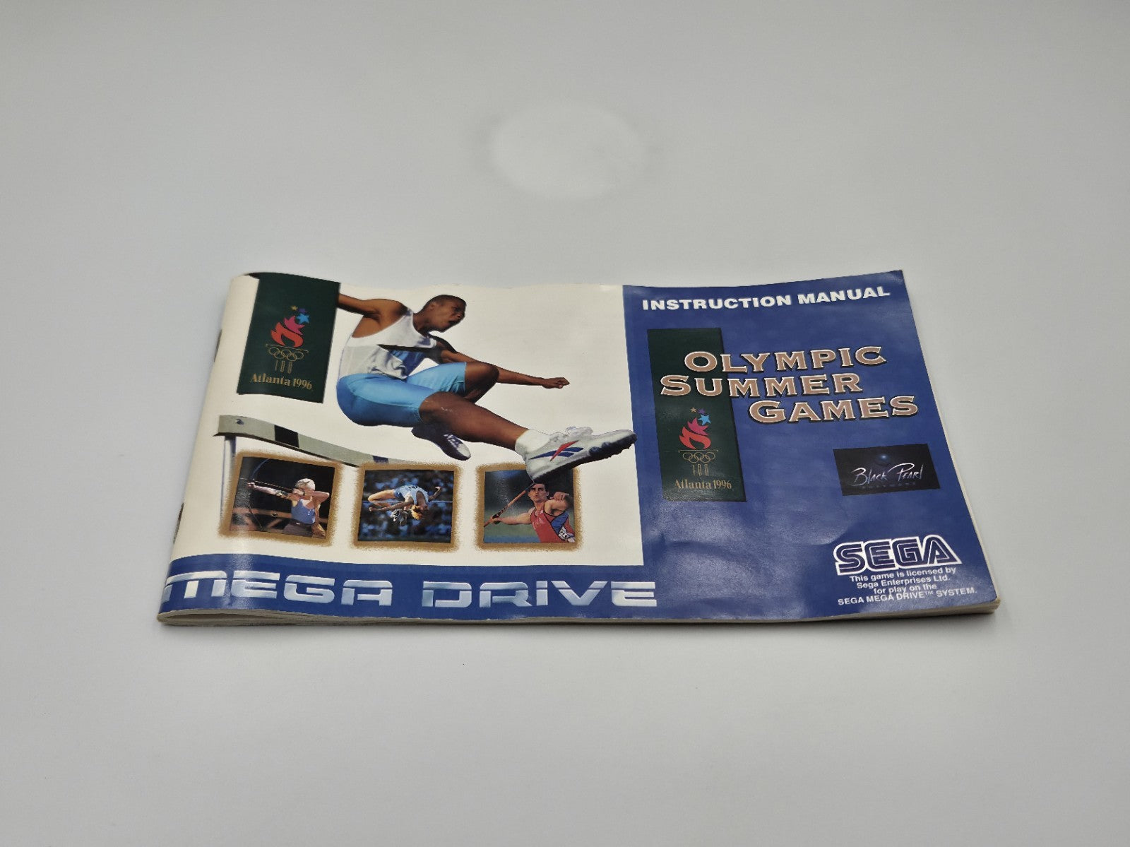 Sega Mega Drive Spiel Olympic Summer Games mit OVP und Anleitung Multilingual 