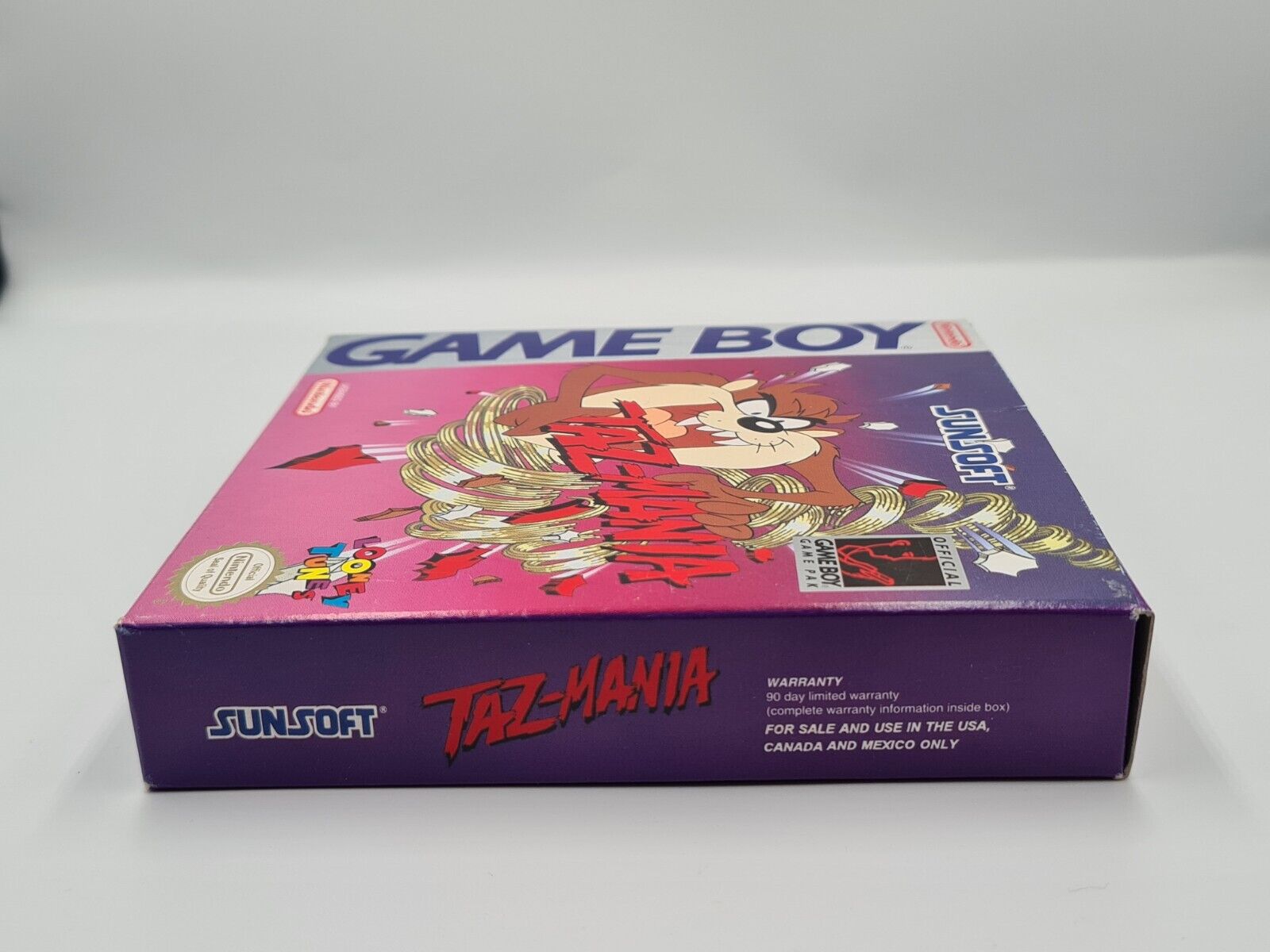 Nintendo Game Boy Classic Taz-Mania mit OVP und Anleitung USA - T-Retro-Games 