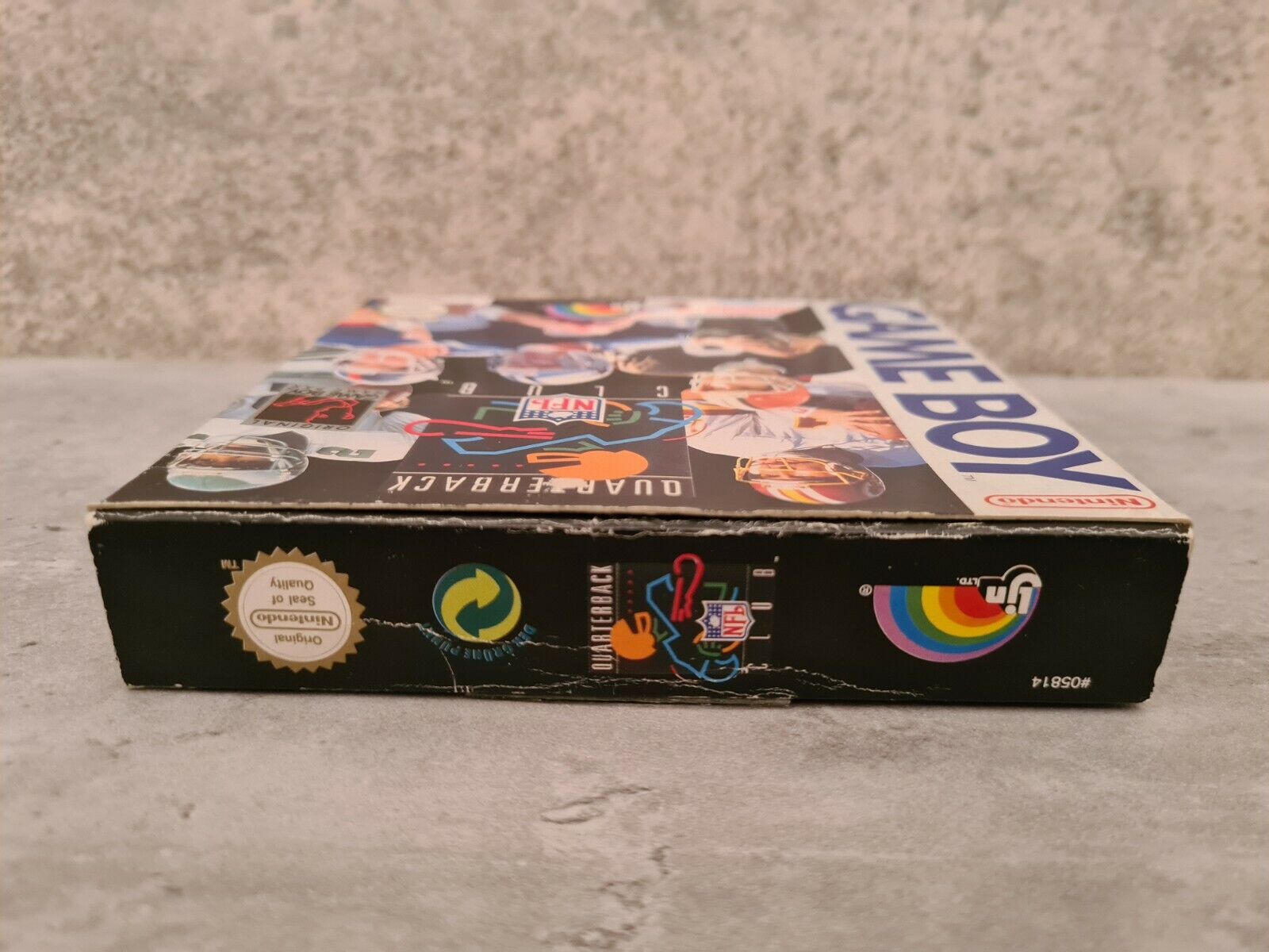 Nintendo Game Boy Classic NFL Quarterback Club mit OVP und Anleitung NOE - T-Retro-Games 