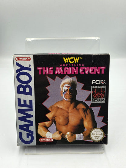 Nintendo Game Boy Classic Spiel WCW The Main Event mit OVP und Anleitung USA