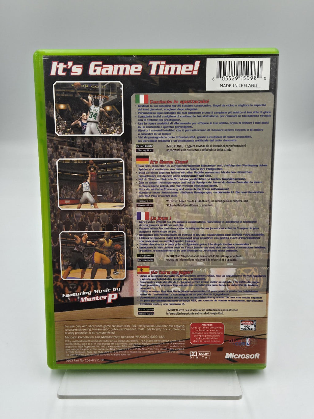 XBOX Spiel NBA Inside Drive 2003 mit OVP Deutsch