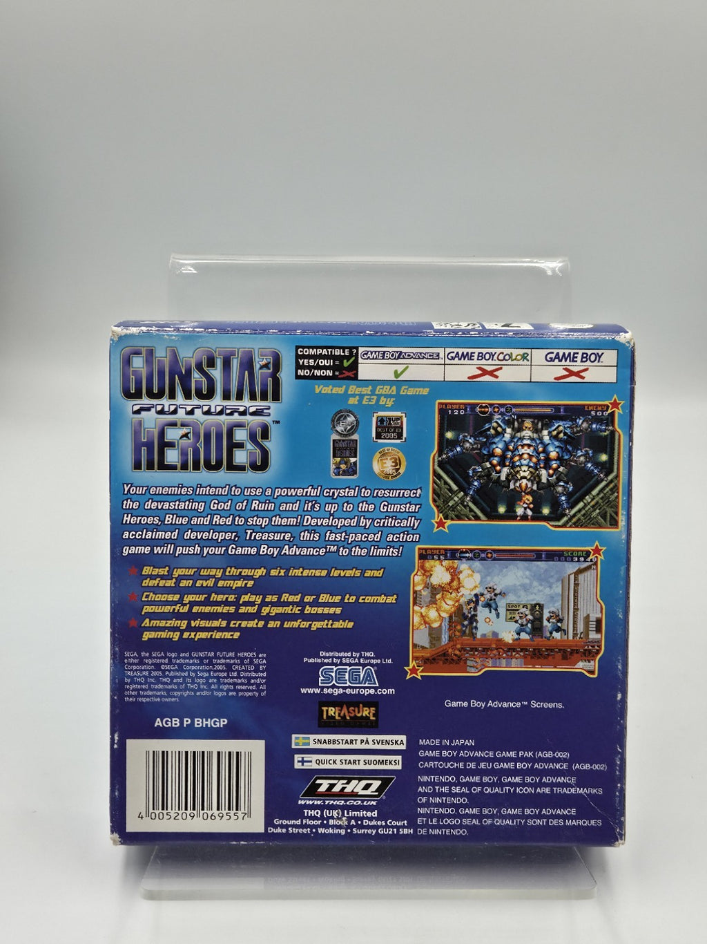 Nintendo Game Boy Advance Spiel Gunstar Future Heroes mit OVP und Anleitung UKV