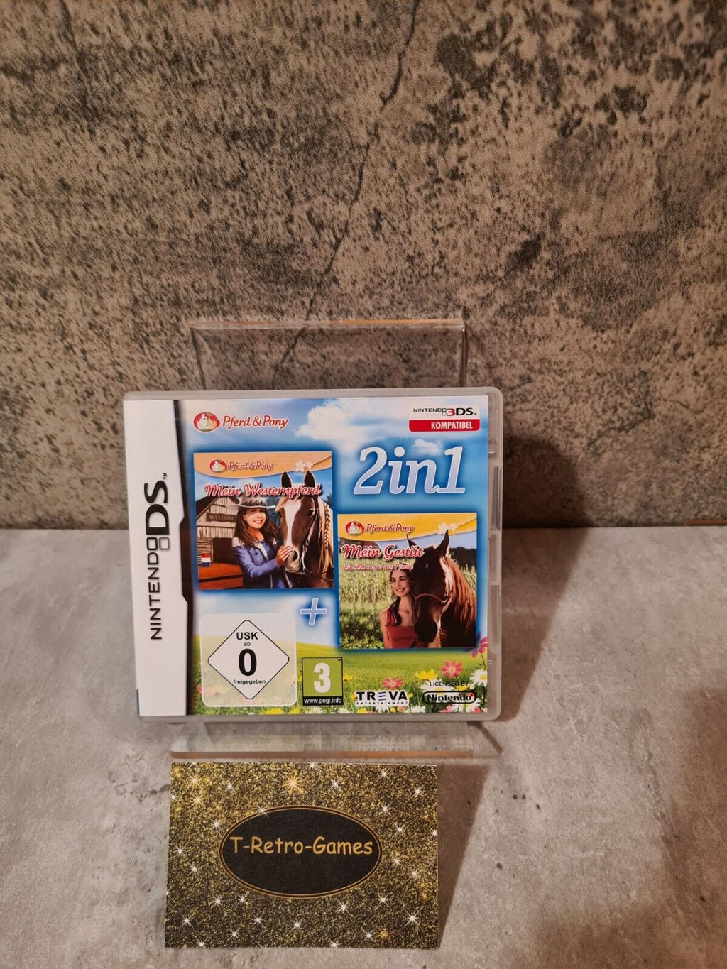 Nintendo DS Pferd & Pony 2 in 1 mit OVP und Anleitung GER - T-Retro-Games 