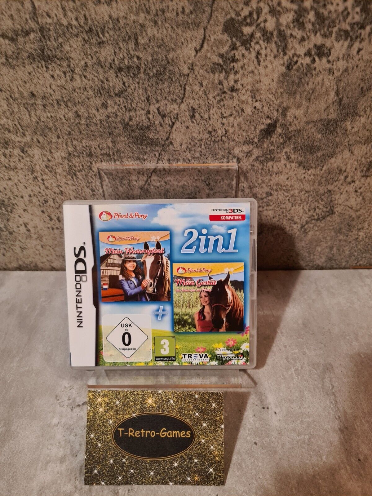 Nintendo DS Pferd & Pony 2 in 1 mit OVP und Anleitung GER - T-Retro-Games 