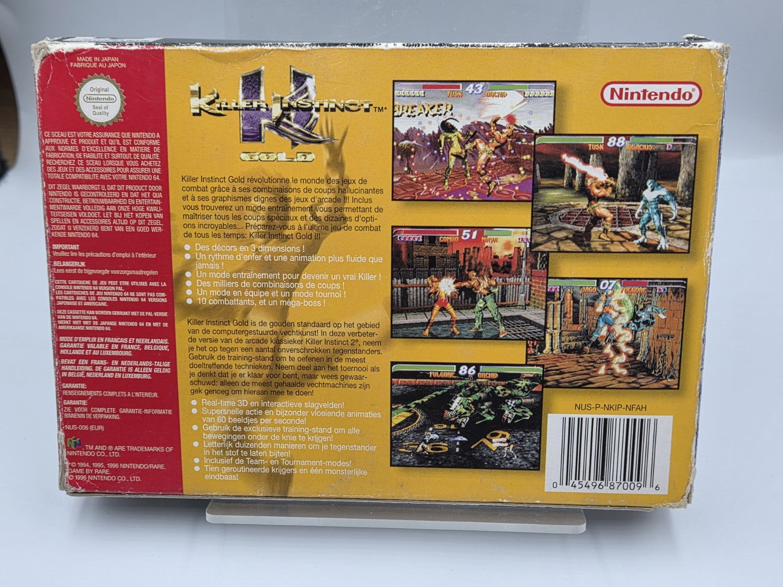 N64 Nintendo 64 Killer Instinct mit OVP und Anleitung FAH