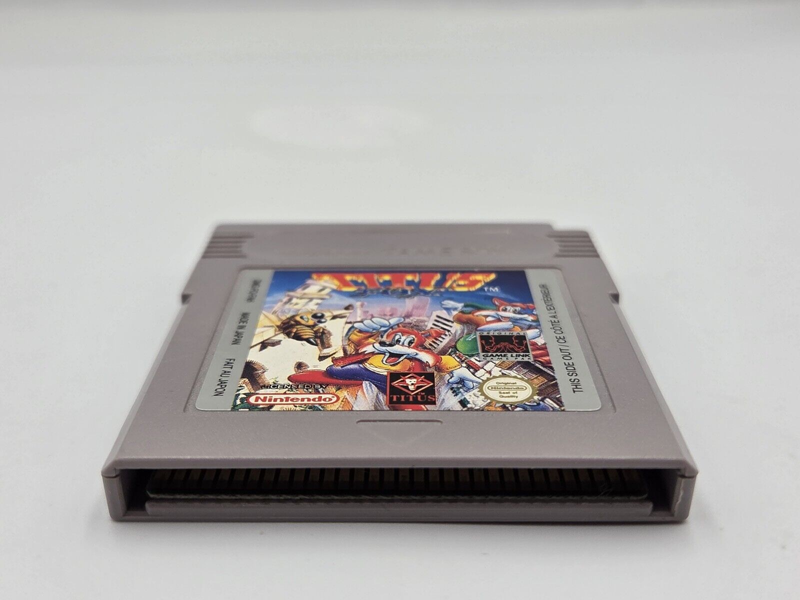 Nintendo Game Boy Classic Spiel Titus Fox Modul FAH - T-Retro-Games 