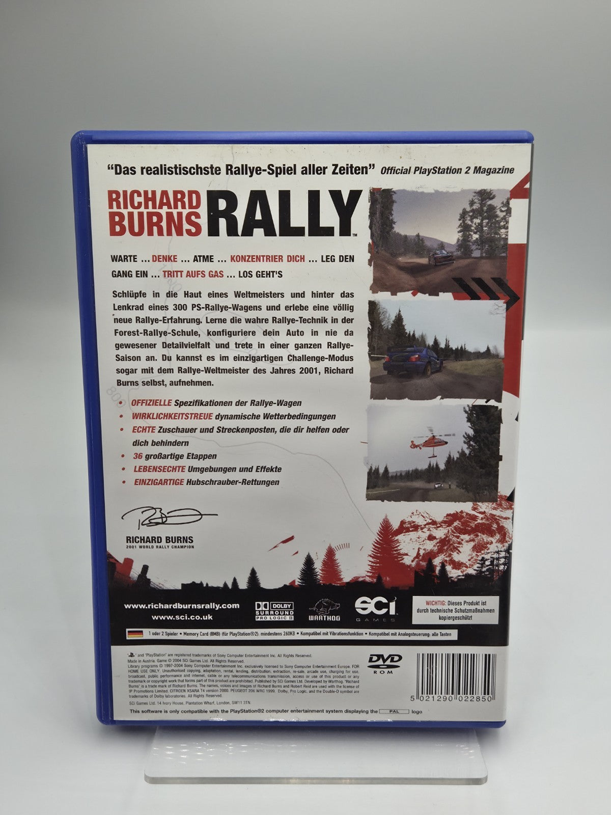 PS2 Playstation 2 Richard Burns Rally mit OVP und Anleitung Deutsch 