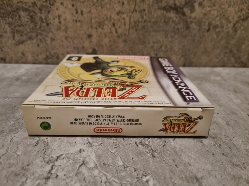 Gameboy Advance The Legend of Zelda The Minish Cap mit OVP und Anleitung EUR - T-Retro-Games 