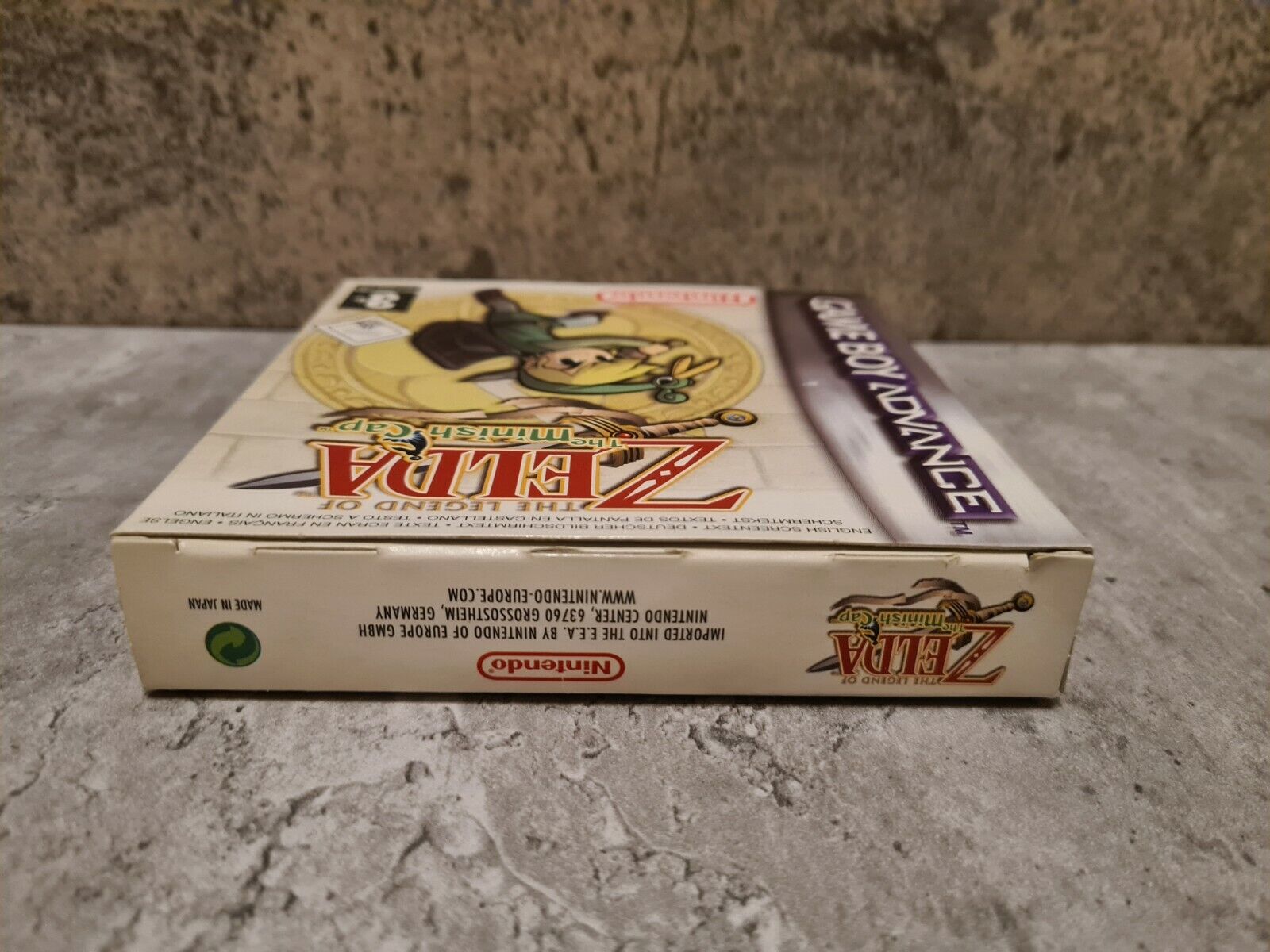Gameboy Advance The Legend of Zelda The Minish Cap mit OVP und Anleitung EUR - T-Retro-Games 