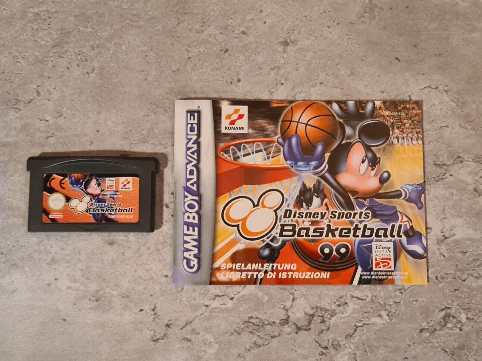 Nintendo Game Boy Advance Disney Sports Basketball mit OVP und Anleitung EUU - T-Retro-Games 