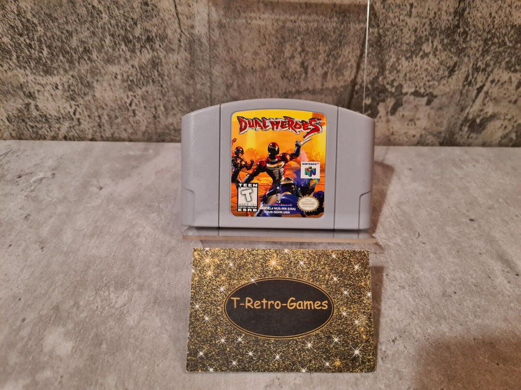N64 Nintendo 64 Dual Heroes USA NTSC Modul - T-Retro-Games 