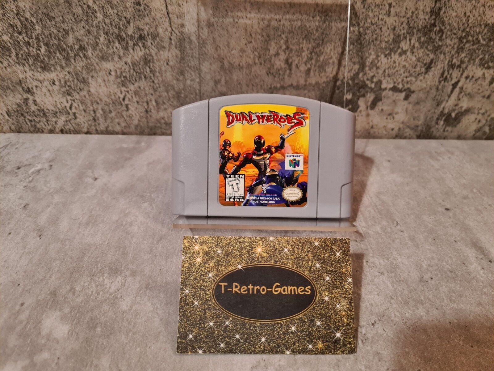 N64 Nintendo 64 Dual Heroes USA NTSC Modul - T-Retro-Games 