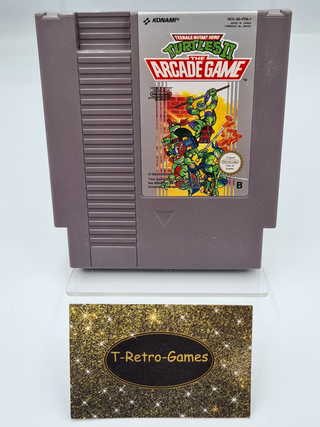 Nintendo NES Turtles II The Arcade Game Modul FRA - T-Retro-Games 