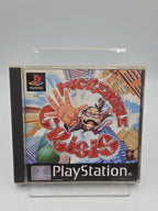 PS1 Playstation 1 Spiel Incredible Crisis mit OVP und Anleitung Multilingual