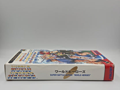 SFC Super Famicom World Heroes mit OVP Japan
