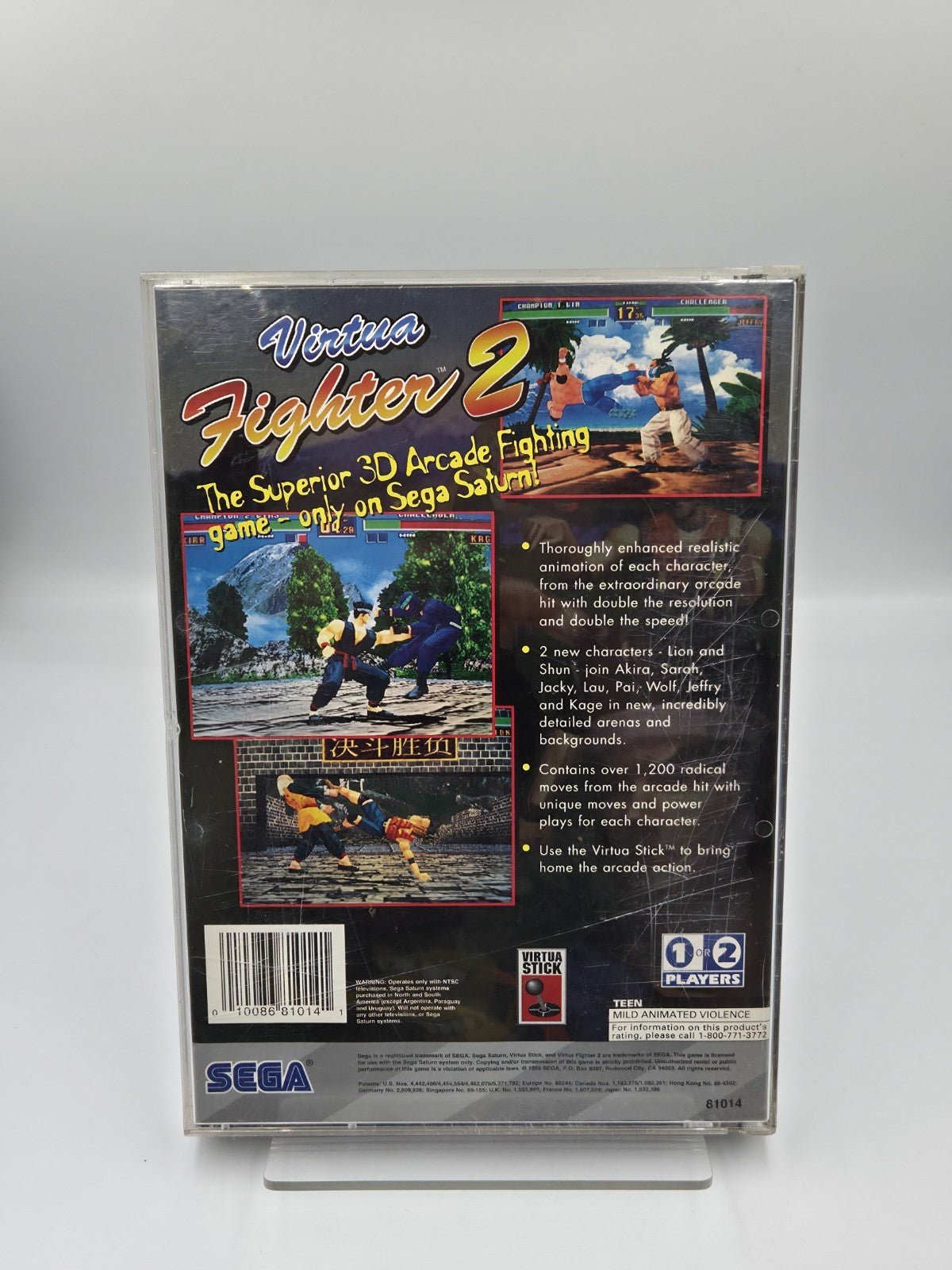 Sega Saturn Spiel Virtua Fighter 2 mit OVP und Anleitung NTSC-USA