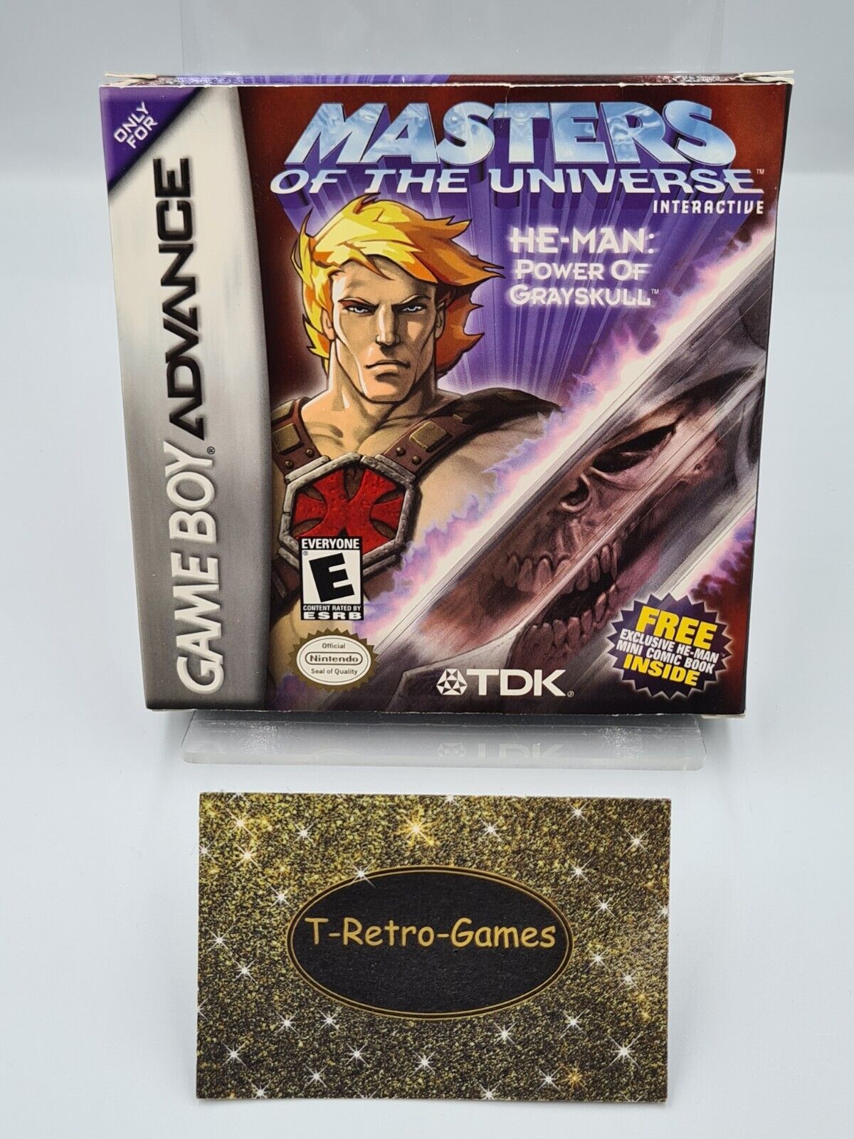 Nintendo Game Boy Advance Masters of The Universe mit OVP und Anleitung USA - T-Retro-Games 