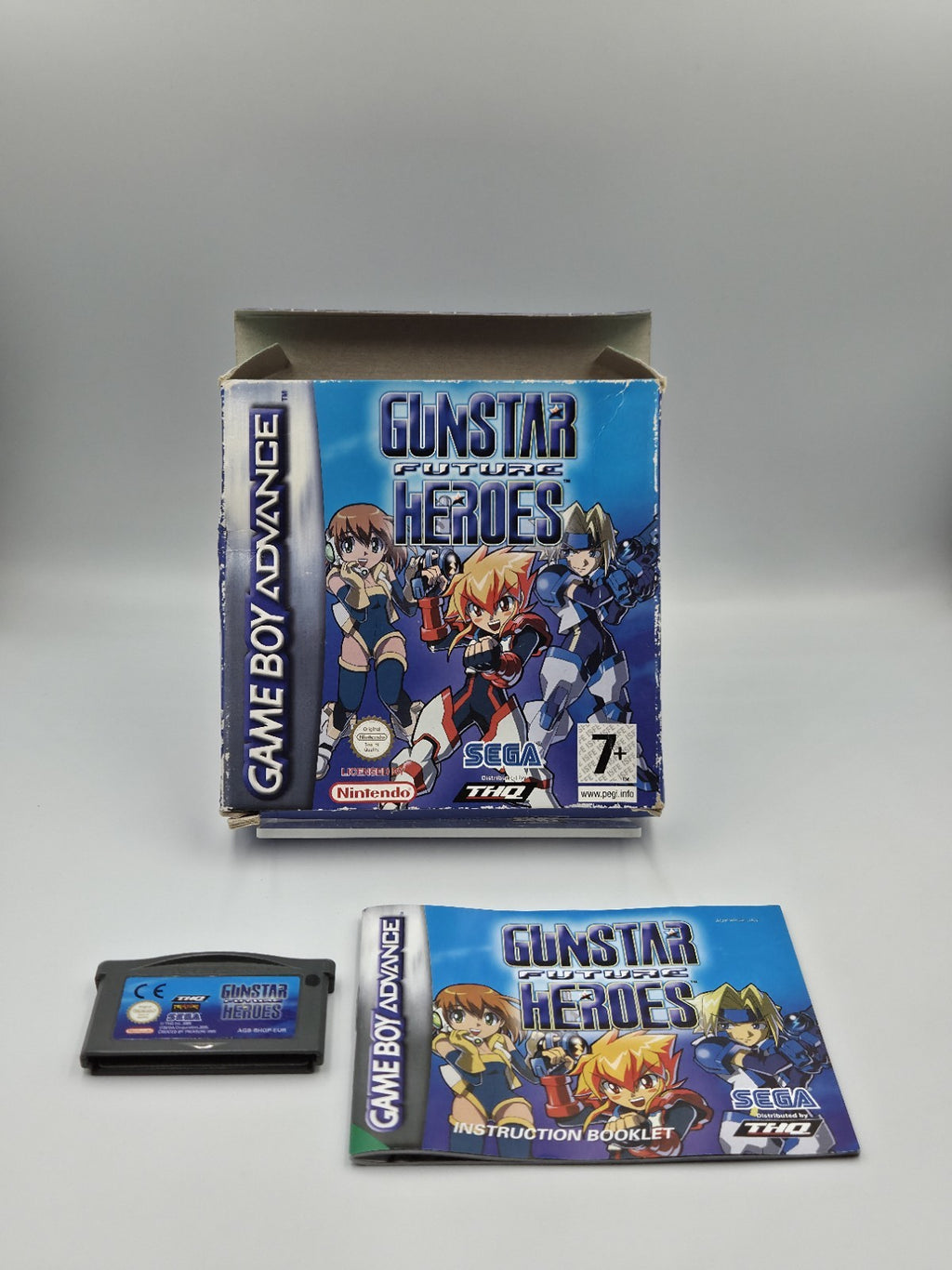 Nintendo Game Boy Advance Spiel Gunstar Future Heroes mit OVP und Anleitung UKV