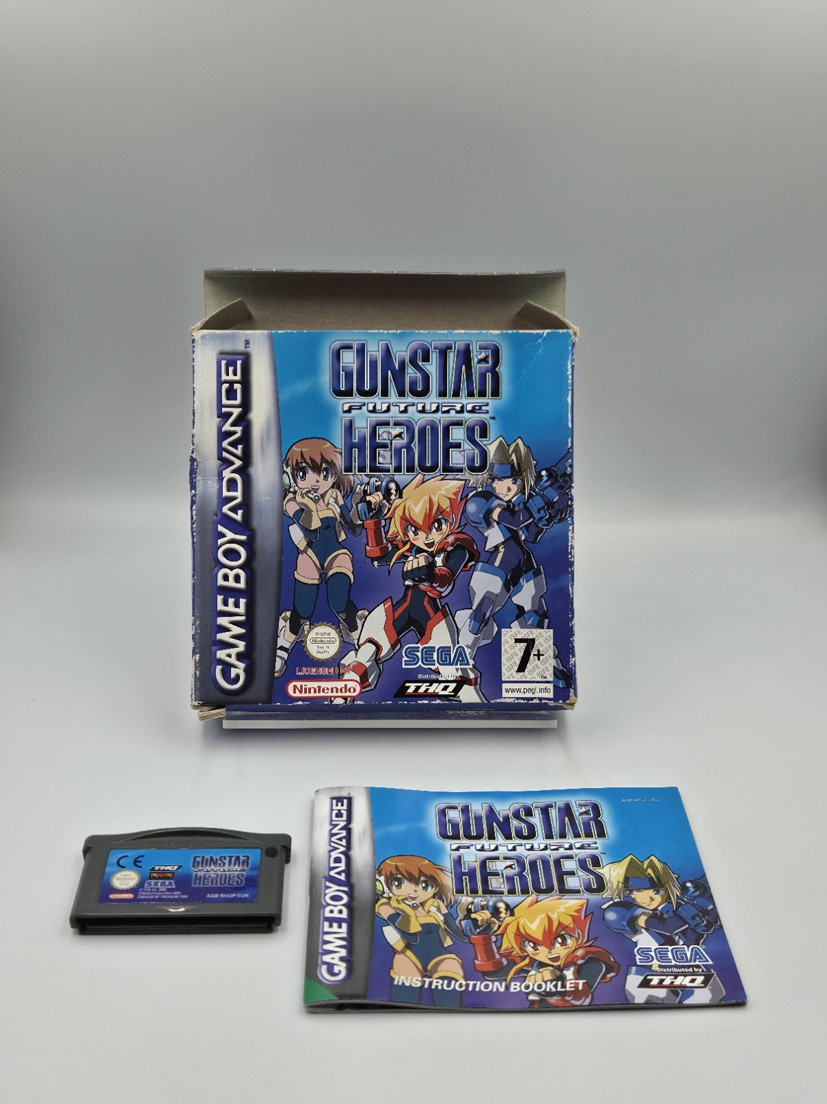 Nintendo Game Boy Advance Spiel Gunstar Future Heroes mit OVP und Anleitung UKV