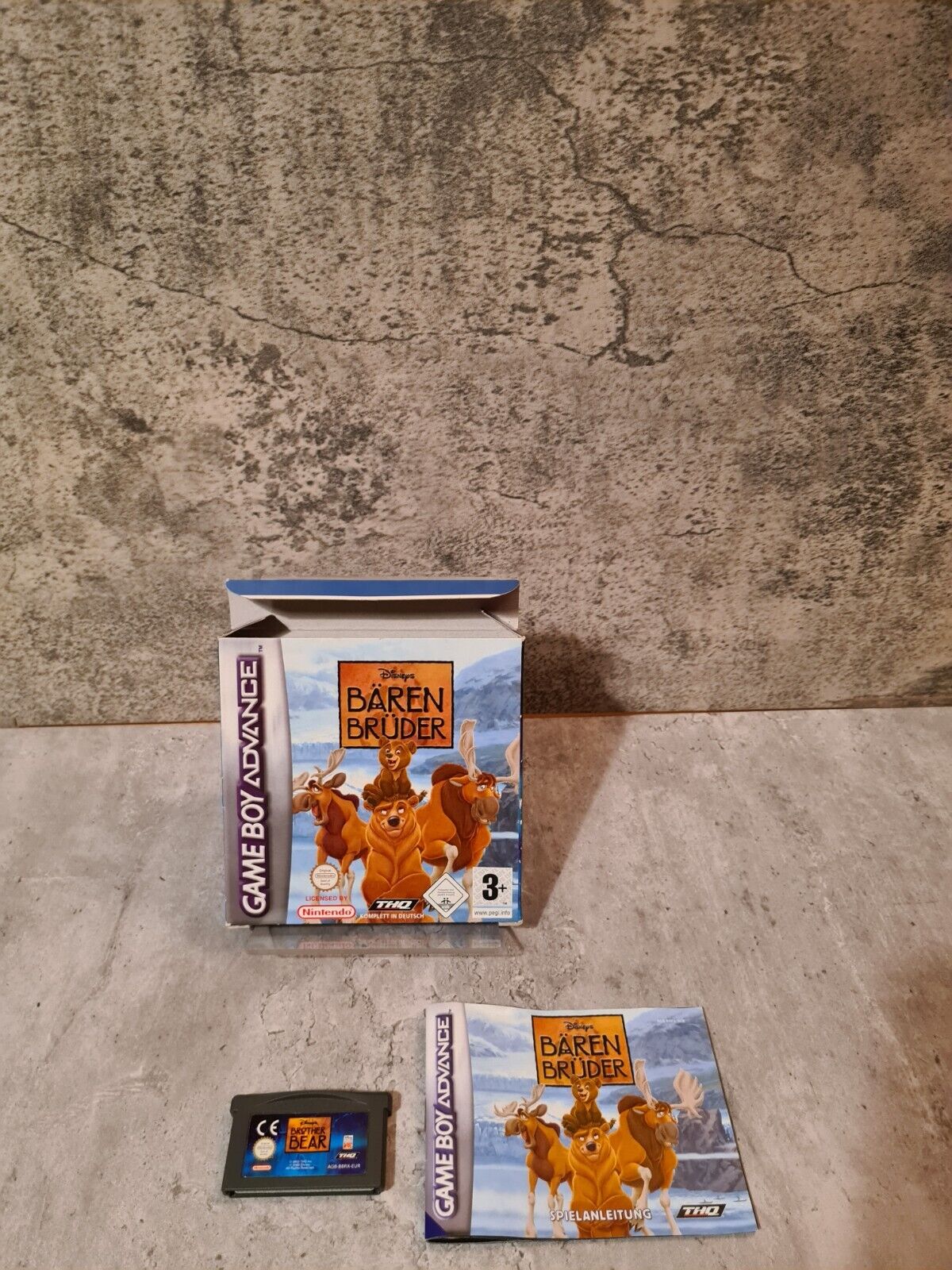 Nintendo Gameboy Advance Disney's Bären Brüder mit OVP und Anleitung NOE - T-Retro-Games 