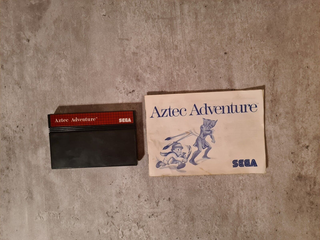 Sega Master System Aztec Adventure mit OVP und Anleitung Multi Language - T-Retro-Games 