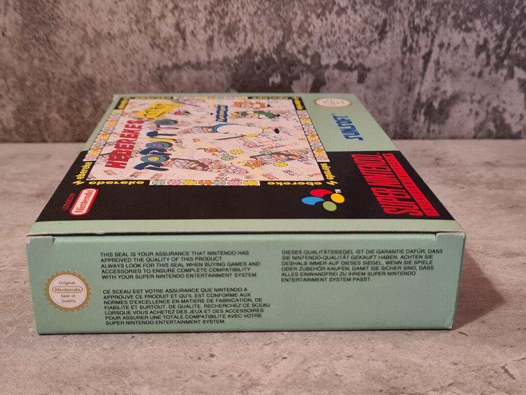SNES Super Nintendo Heberekes Popoitto New Old Stock Neu unbenutzt - T-Retro-Games 